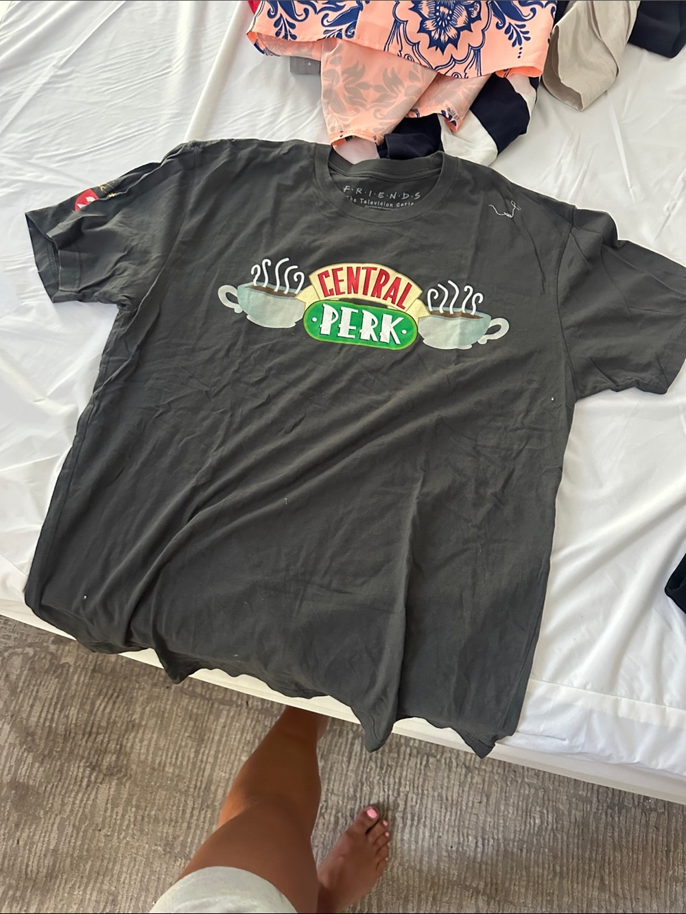 Central Perk Graphic Tee - Black - Friends Licensed Men’s Shirt